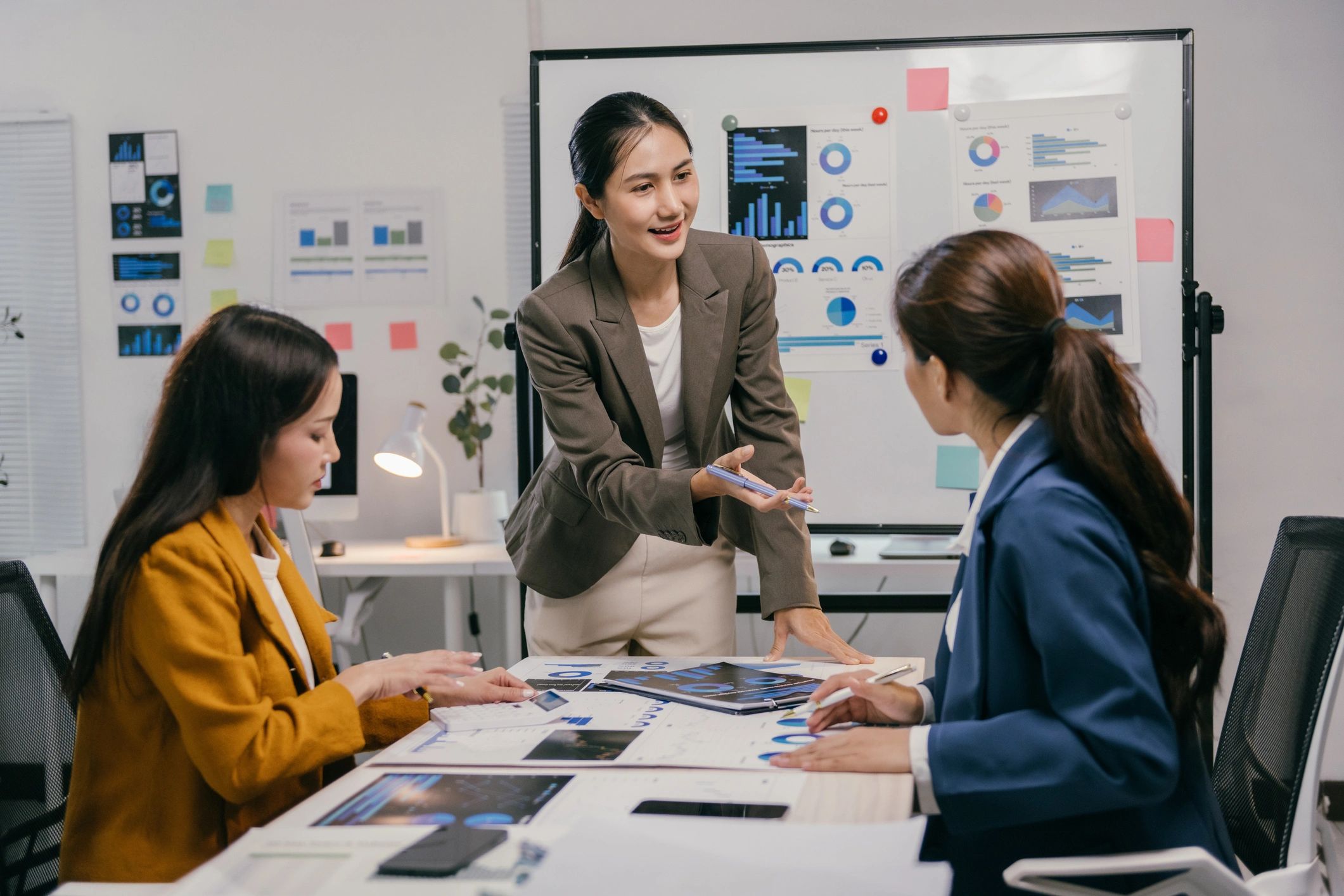 business consulting modern office team strategy